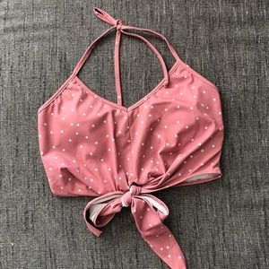 🍩SOLD🍩 Kortni Jeane medium red stars tied up top